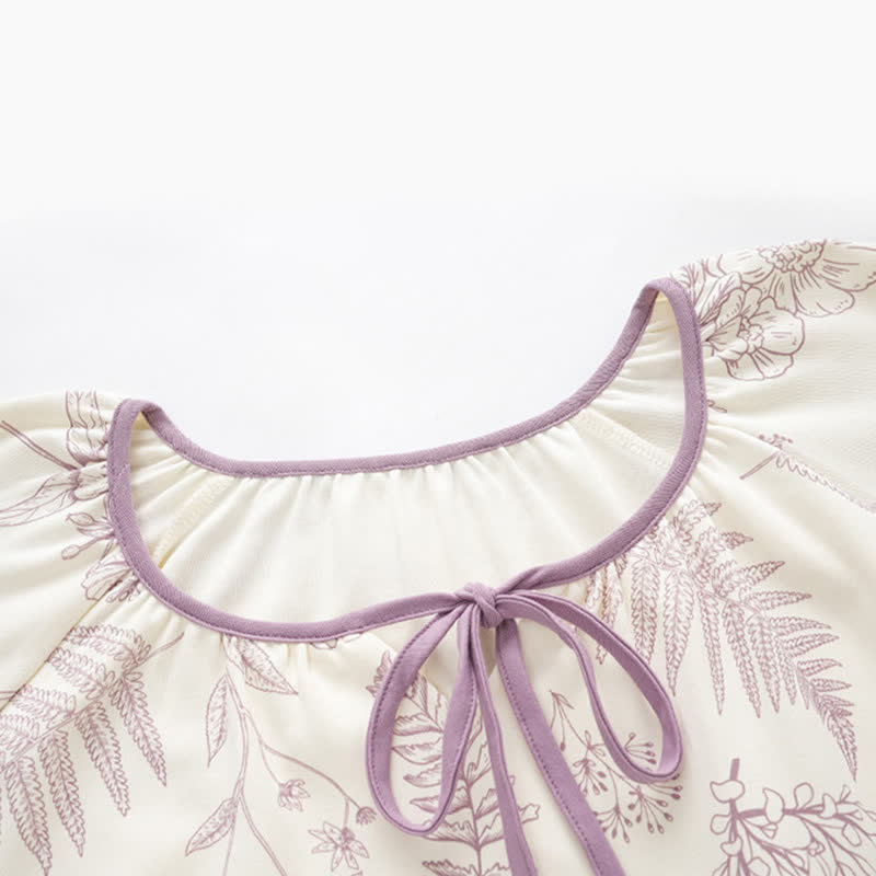 Ownkoti Botanical Cute Rabbit Cotton Loungwear Set - image 3