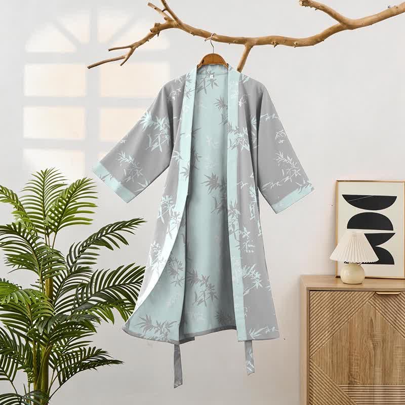 Ownkoti Elegant Bamboo Cotton Double Gauze Robe - image 1