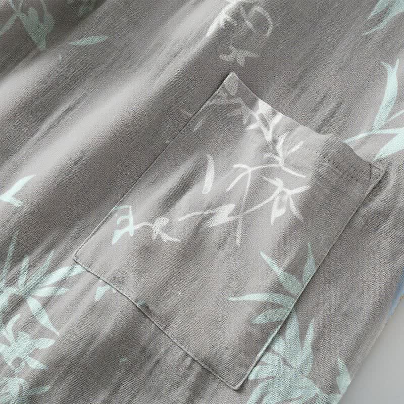 Ownkoti Elegant Bamboo Cotton Double Gauze Robe - image 5