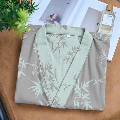 Ownkoti Elegant Bamboo Cotton Double Gauze Robe - image 3