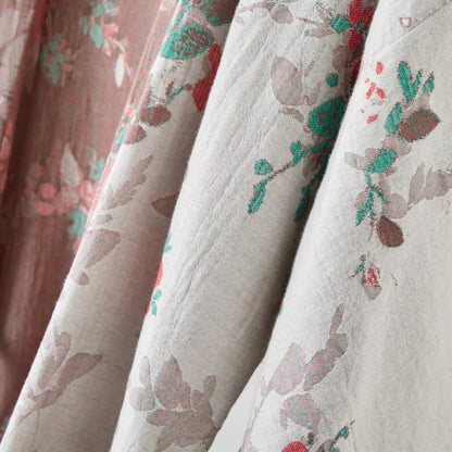 Ownkoti Vintage Floral Cotton Gauze Kimono Robe - image 13