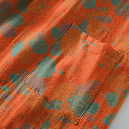 Ownkoti Artistic Floral Cotton Gauze Kimono Robe - image 5