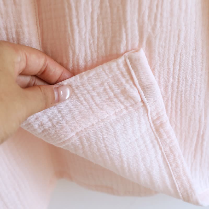 Ownkoti His and Hers Minimalist Cotton Robe - image 10