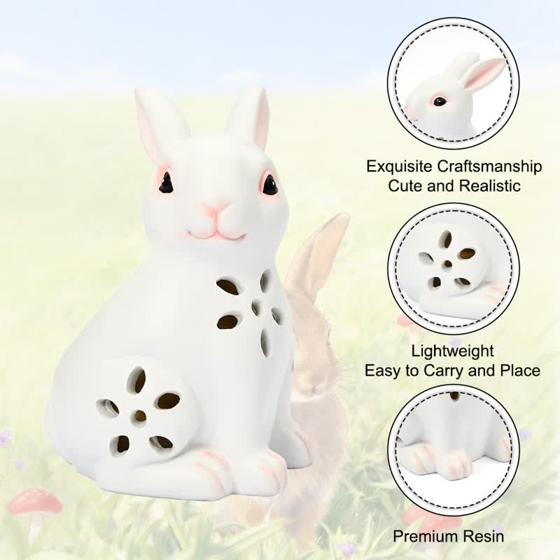 Ownkoti Solar-Powered Hollow Bunny Garden Decor - image 12