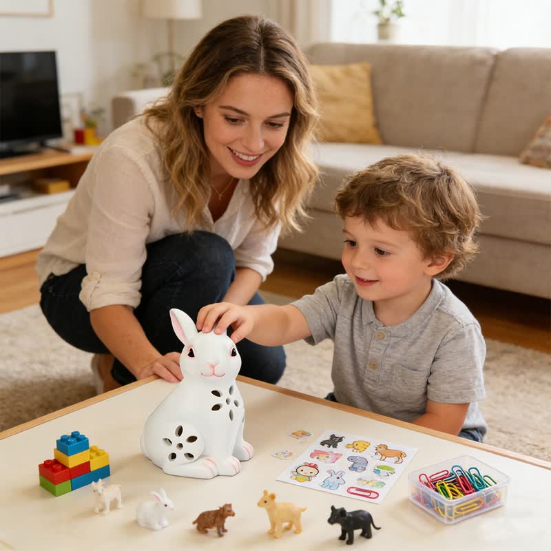 Ownkoti Solar-Powered Hollow Bunny Garden Decor - image 7