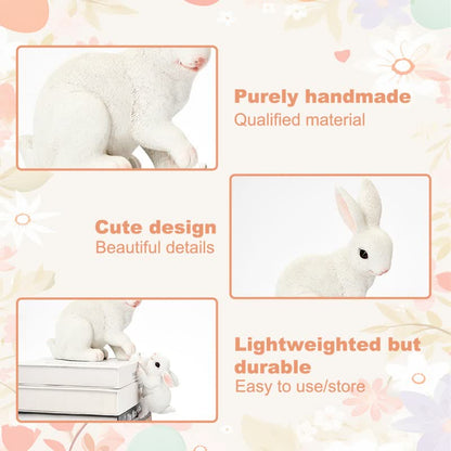 Ownkoti Resin Mother and Baby Bunny Decor - image 7