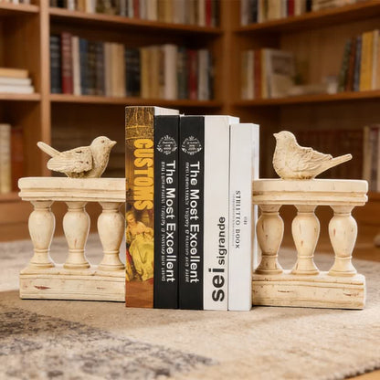 Ownkoti Resin Bird on Railing Bookend Decor - image 3