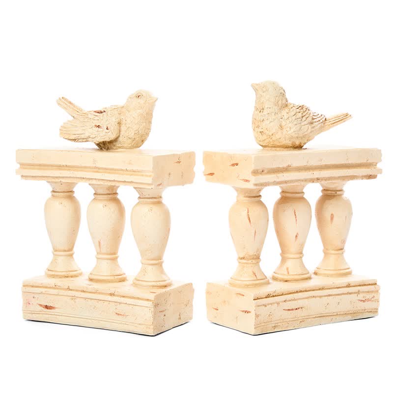 Ownkoti Resin Bird on Railing Bookend Decor - image 5