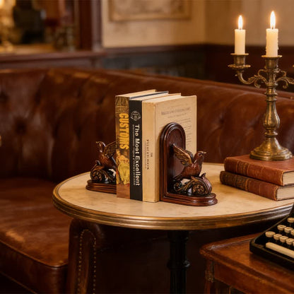 Ownkoti Dark Brown Flying Bird Bookend Decor - image 3