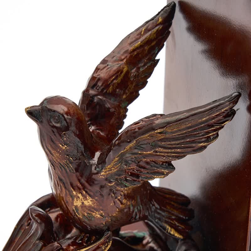 Ownkoti Dark Brown Flying Bird Bookend Decor - image 11