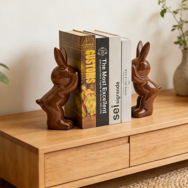 Ownkoti Resin Standing Bunny Bookend Decor - image 2