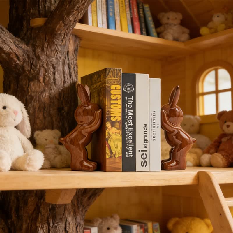 Ownkoti Resin Standing Bunny Bookend Decor - image 5