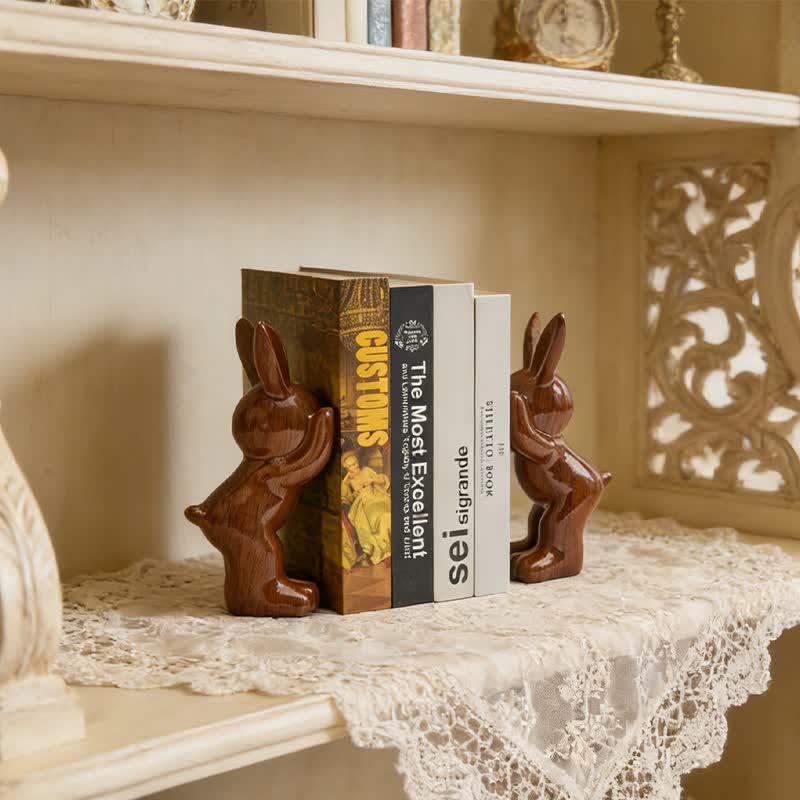 Ownkoti Resin Standing Bunny Bookend Decor - image 3