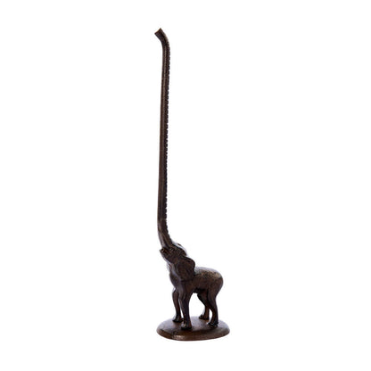 Ownkoti Cast Iron Elephant Paper Towel Holder - Black - image 7