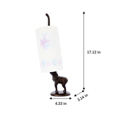 Ownkoti Cast Iron Elephant Paper Towel Holder - image 6