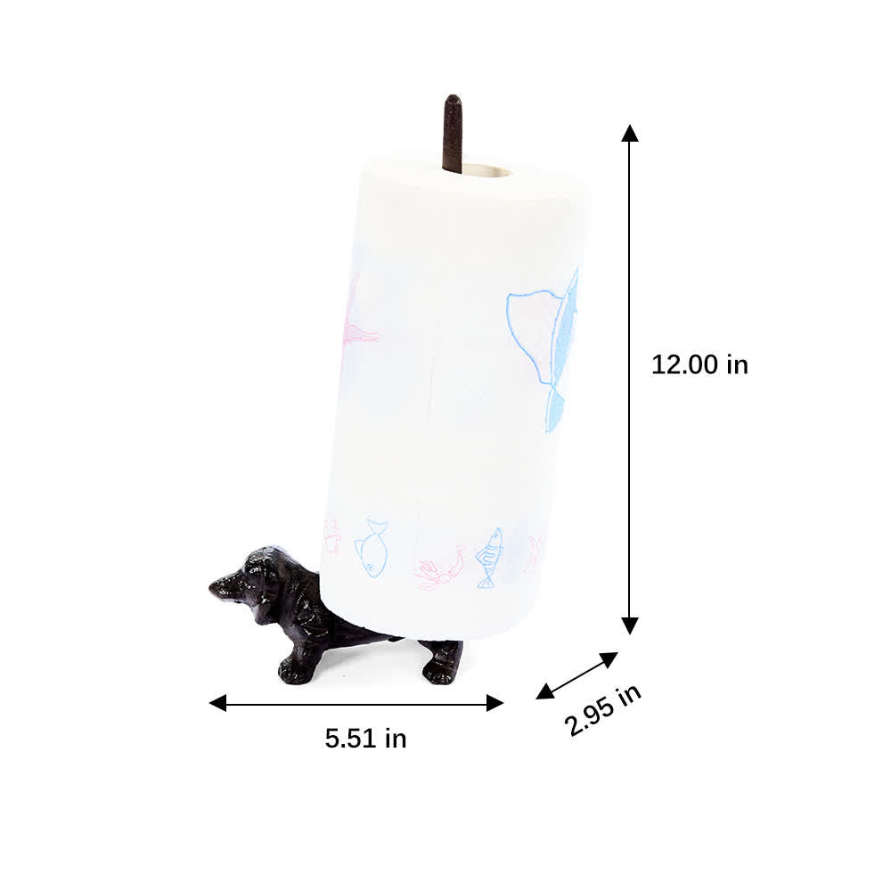 Ownkoti Cast Iron Dog Paper Towel Holder - image 6