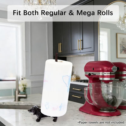 Ownkoti Cast Iron Dog Paper Towel Holder - image 2