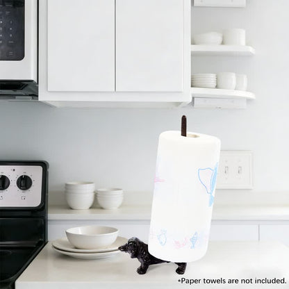 Ownkoti Cast Iron Dog Paper Towel Holder - image 1