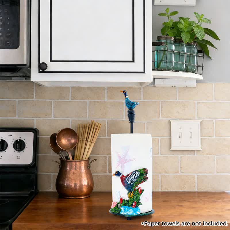 Ownkoti Cast Iron Duck Paper Towel Holder - image 1