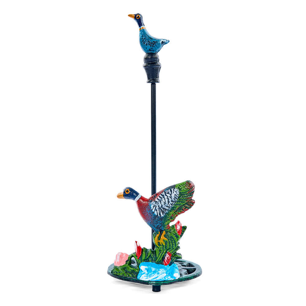 Ownkoti Cast Iron Duck Paper Towel Holder - Black - image 7