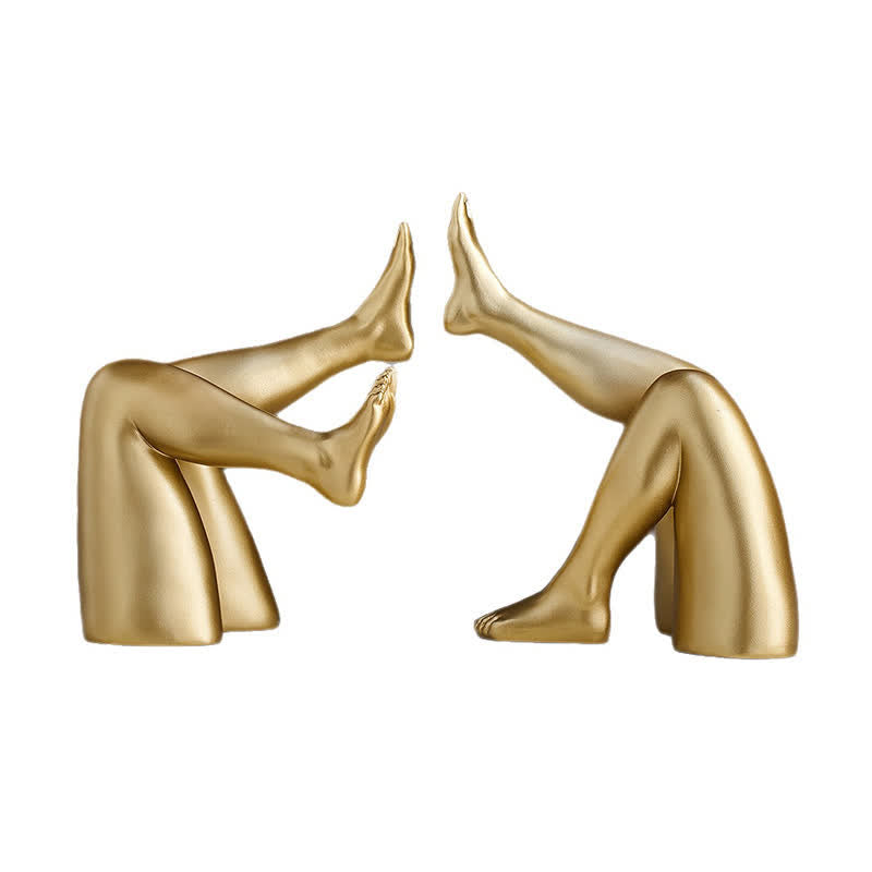 Ownkoti Abstract Leg Art Bookend Decor - image 14