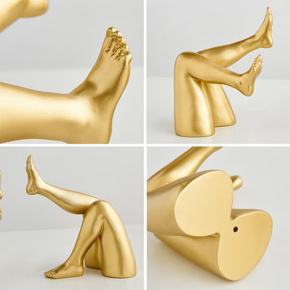 Ownkoti Abstract Leg Art Bookend Decor - image 13