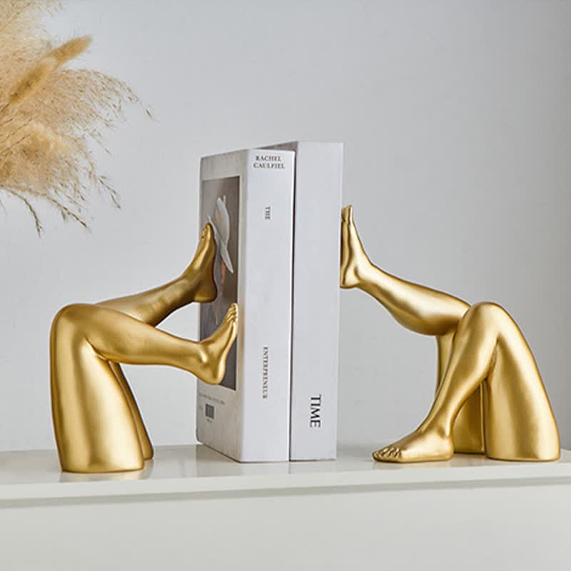 Ownkoti Abstract Leg Art Bookend Decor - image 5