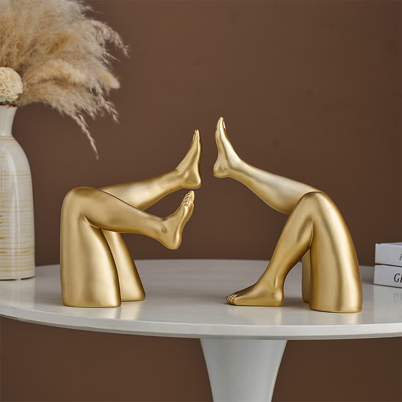 Ownkoti Abstract Leg Art Bookend Decor - image 9