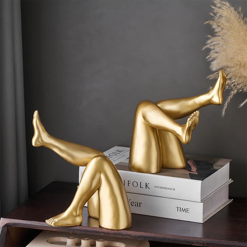 Ownkoti Abstract Leg Art Bookend Decor - image 2