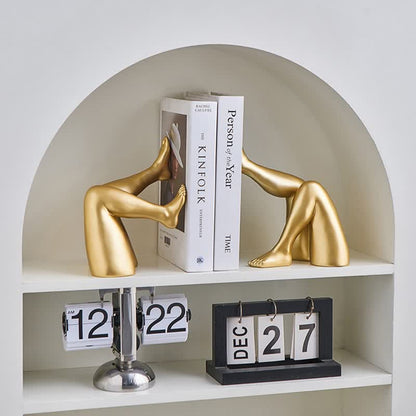 Ownkoti Abstract Leg Art Bookend Decor - image 7