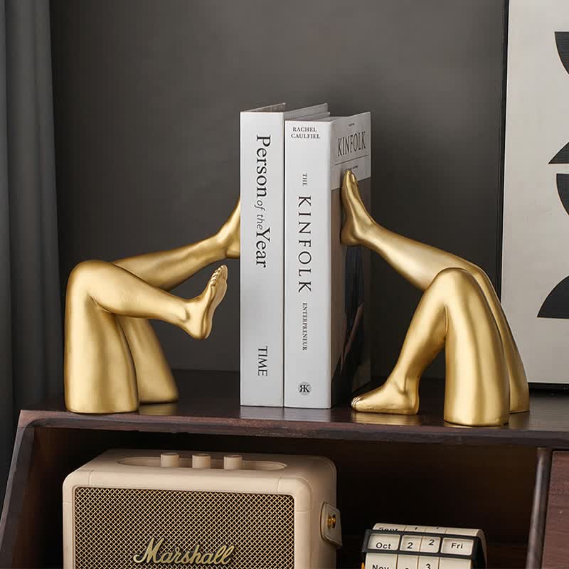 Ownkoti Abstract Leg Art Bookend Decor - image 3