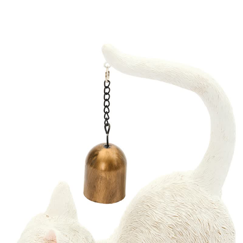 Ownkoti Cat Tail Bell Figurine Decor - image 28