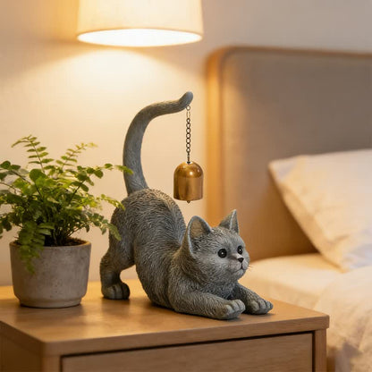 Ownkoti Cat Tail Bell Figurine Decor - image 6