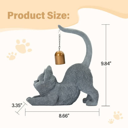 Ownkoti Cat Tail Bell Figurine Decor - image 12