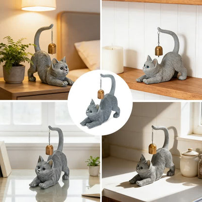 Ownkoti Cat Tail Bell Figurine Decor - image 10