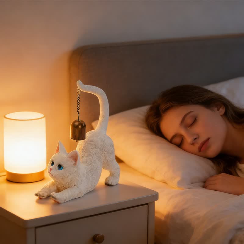 Ownkoti Cat Tail Bell Figurine Decor - image 20