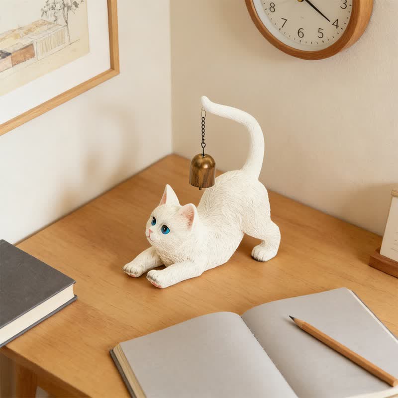 Ownkoti Cat Tail Bell Figurine Decor - image 17