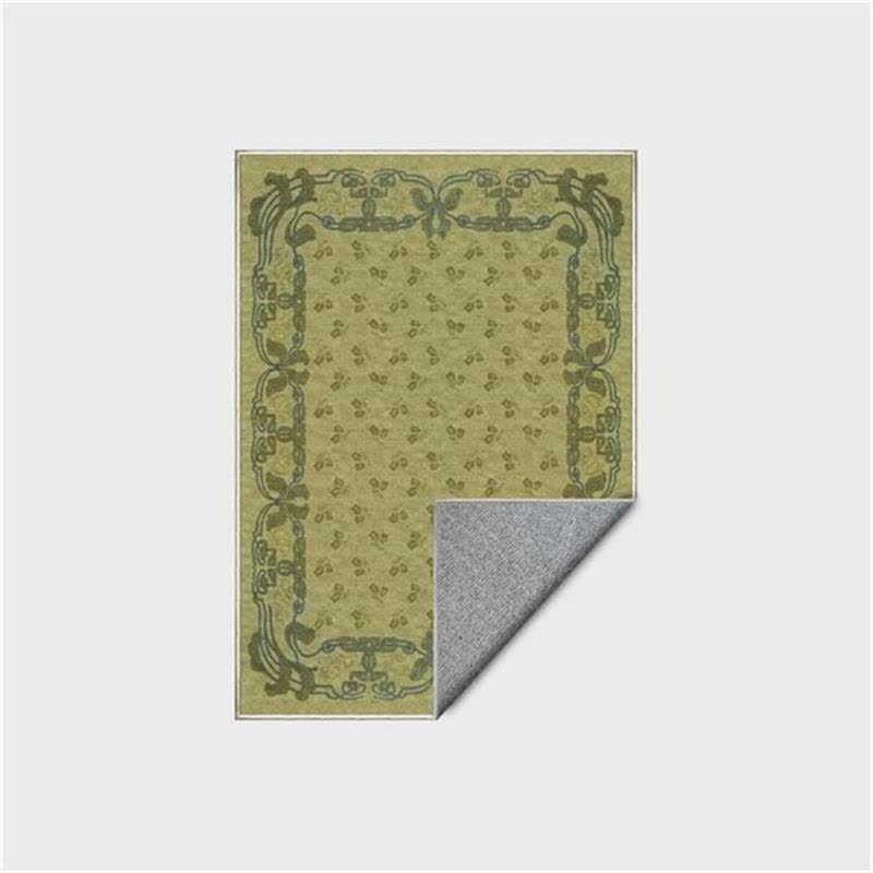 Ownkoti Romantic Floral Non-Slip Foldable Area Rug - image 4