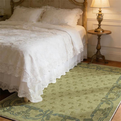 Ownkoti Romantic Floral Non-Slip Foldable Area Rug - image 2