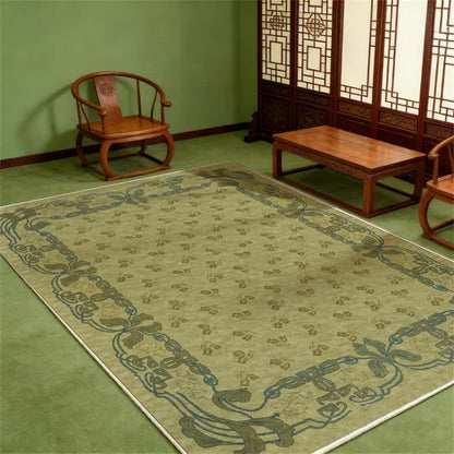 Ownkoti Romantic Floral Non-Slip Foldable Area Rug - image 3
