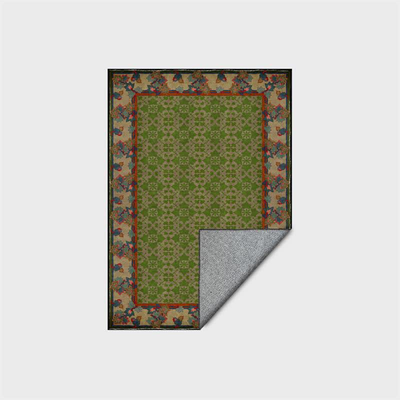 Ownkoti Rustic Country Botanical Non-Slip Area Rug - image 4