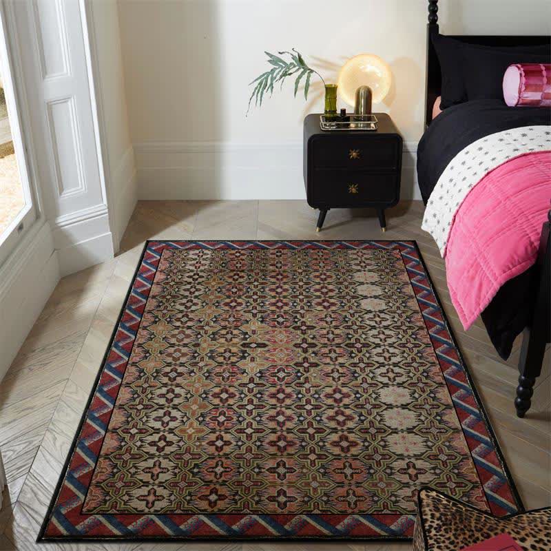 Ownkoti Vintage Persian Geometric Non-Slip Area Rug - image 2