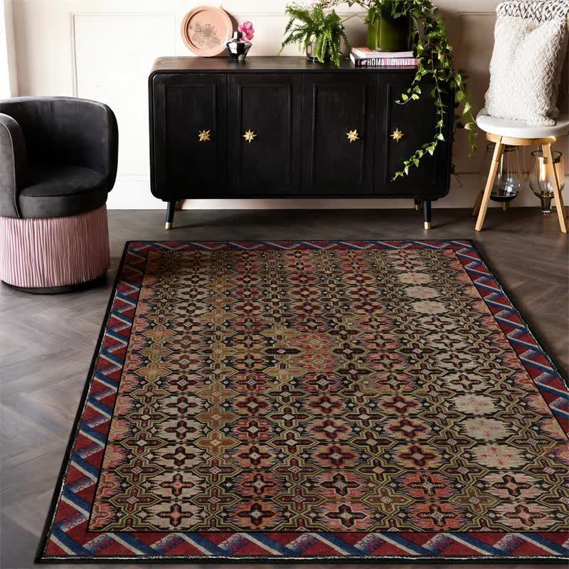 Ownkoti Vintage Persian Geometric Non-Slip Area Rug - image 1