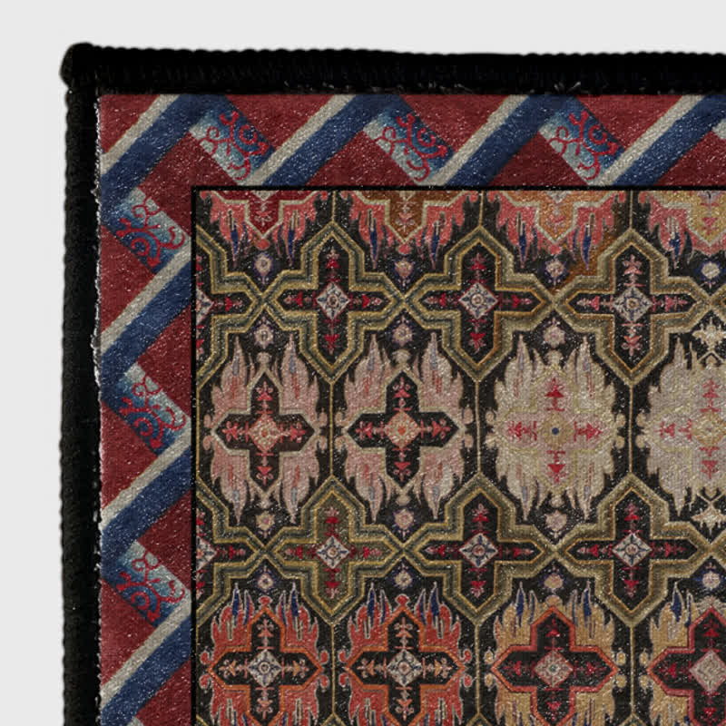 Ownkoti Vintage Persian Geometric Non-Slip Area Rug - image 4