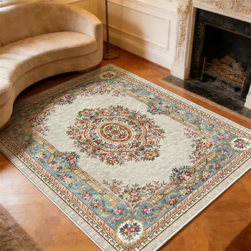 Ownkoti French Chateau Elegant Floral Area Rug - image 2