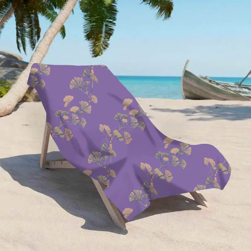 Ownkoti Nature Ginkgo Leaf Beach Towel - image 33