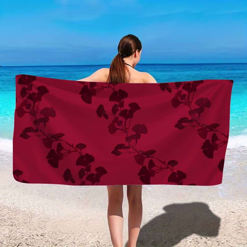 Ownkoti Nature Ginkgo Leaf Beach Towel - image 19