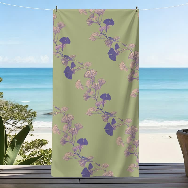 Ownkoti Nature Ginkgo Leaf Beach Towel - image 38