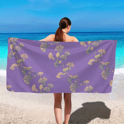 Ownkoti Nature Ginkgo Leaf Beach Towel - image 34