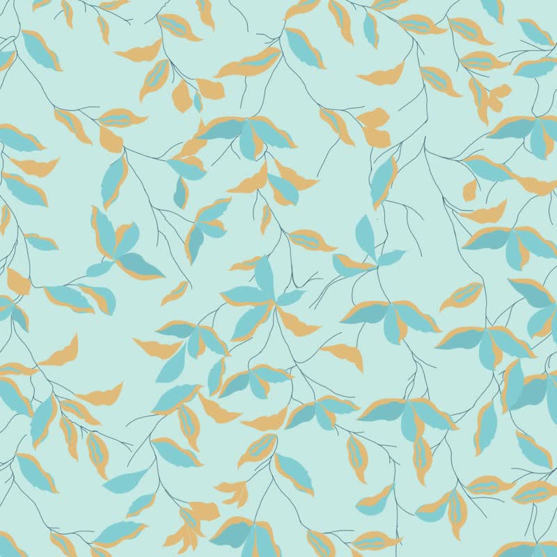 Ownkoti Artistic Botanical Leaf Beach Towel - image 4